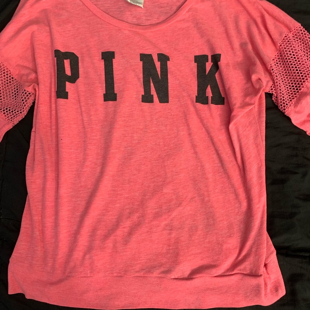 Pink/ Victoria’s Secret long sleeve pink T shirt